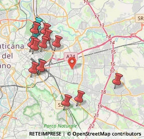 Mappa Via Fiuggi, 00172 Roma RM, Italia (4.725)