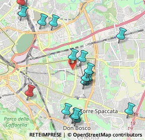 Mappa Via Fiuggi, 00172 Roma RM, Italia (2.385)