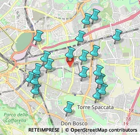 Mappa Via Fiuggi, 00172 Roma RM, Italia (2.0215)