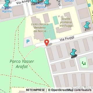 Mappa Via Fiuggi, 00172 Roma RM, Italia (0.14536)