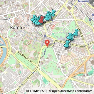 Mappa Via Celio Vibenna, 00184 Roma RM, Italia (0.571)