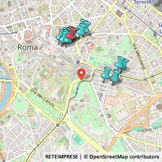 Mappa Via Celio Vibenna, 00184 Roma RM, Italia (0.543)