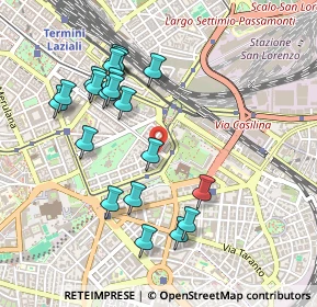 Mappa Via Sebastiano Grandis, 00185 Roma RM, Italia (0.5175)