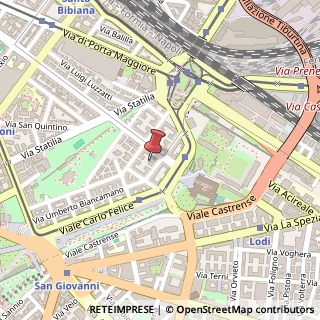 Mappa Via Sebastiano Grandis, 1, 00185 Roma, Roma (Lazio)