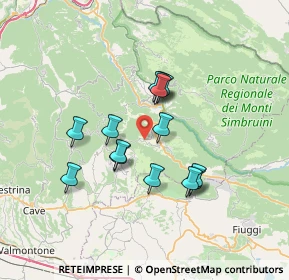 Mappa Contrada Le Morre, 00021 Affile RM, Italia (5.95286)