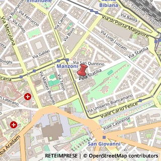 Mappa Via Statilia, 8, 00185 Roma, Roma (Lazio)