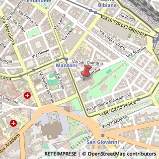 Mappa Via Statilia, 14, 00185 Roma, Roma (Lazio)