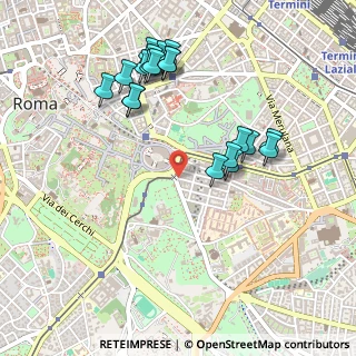 Mappa Piazza del Colosseo, 00100 Roma RM, Italia (0.5435)
