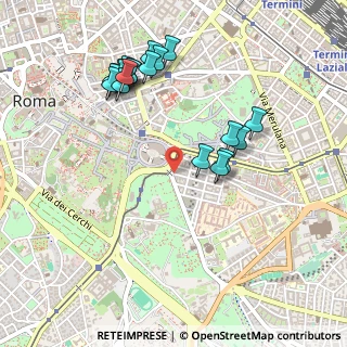 Mappa Piazza del Colosseo, 00100 Roma RM, Italia (0.5485)