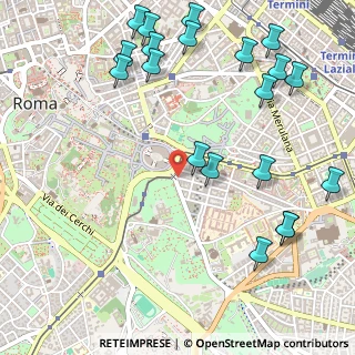 Mappa Piazza del Colosseo, 00100 Roma RM, Italia (0.729)
