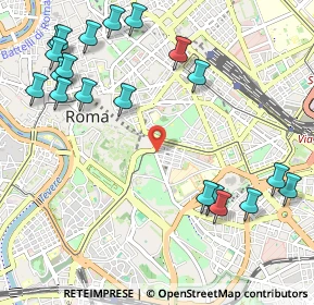 Mappa Piazza del Colosseo, 00100 Roma RM, Italia (1.417)