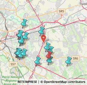 Mappa Via Bitetto, 00133 Roma RM, Italia (4.52053)