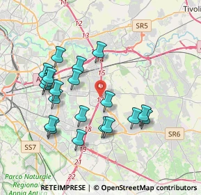 Mappa Via Bitetto, 00133 Roma RM, Italia (3.895)