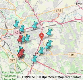 Mappa Via Bitetto, 00133 Roma RM, Italia (4.20875)