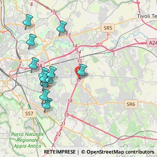 Mappa Via Bitetto, 00133 Roma RM, Italia (4.7725)