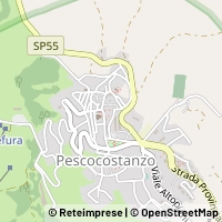 Kaart Pescocostanzo
