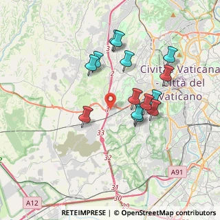Mappa Via di Brava, 00165 Roma RM, Italia (3.51857)