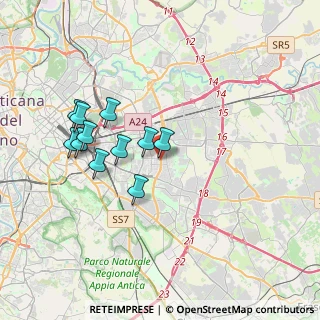 Mappa Via del Melograno, 00172 Roma RM, Italia (3.54909)