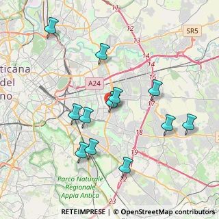 Mappa Via del Melograno, 00172 Roma RM, Italia (4.09667)