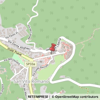 Mappa Via Borgo Mario Theodoli, 34, 00030 San Vito Romano, Roma (Lazio)