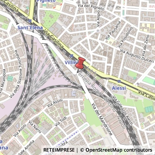 Mappa Via del Mandrione,  41, 00181 Roma, Roma (Lazio)