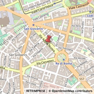 Mappa Via Fregene, 3, 00183 Roma, Roma (Lazio)