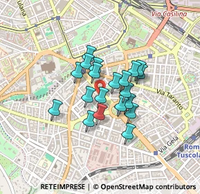 Mappa Via Fregene, 00100 Roma RM, Italia (0.3045)