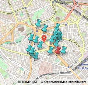 Mappa Via Fregene, 00100 Roma RM, Italia (0.337)