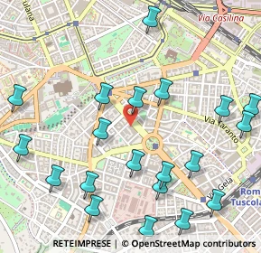 Mappa Via Fregene, 00100 Roma RM, Italia (0.6715)
