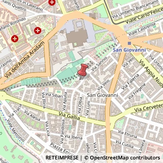 Mappa Via Atella,  7, 00183 Roma, Roma (Lazio)