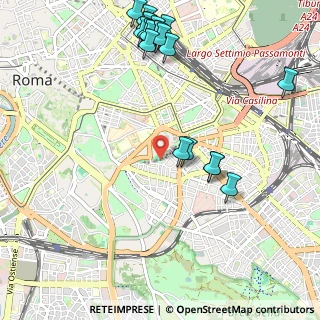 Mappa Via Farsalo, 00183 Roma RM, Italia (1.379)