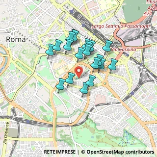 Mappa Via Farsalo, 00183 Roma RM, Italia (0.7315)