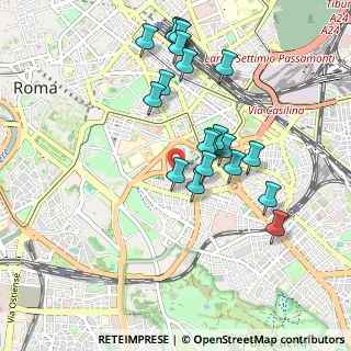 Mappa Via Farsalo, 00183 Roma RM, Italia (0.967)