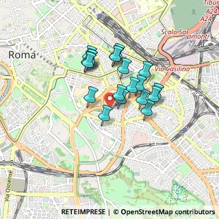 Mappa Via Farsalo, 00183 Roma RM, Italia (0.7145)