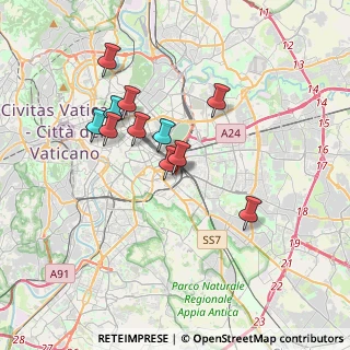 Mappa Via Enna, 00182 Roma RM, Italia (3.26091)