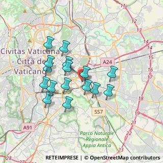 Mappa Via Enna, 00182 Roma RM, Italia (3.21688)
