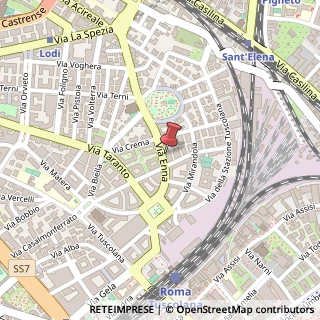 Mappa Via Enna, 19, 00182 Roma, Roma (Lazio)