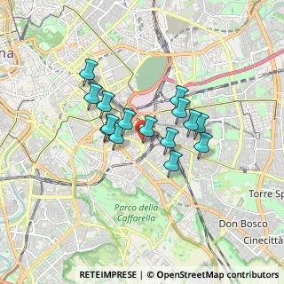 Mappa Via Enna, 00182 Roma RM, Italia (1.33667)