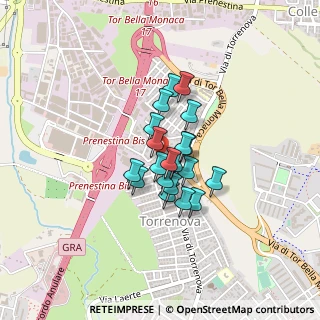 Mappa Via Squinzano, 00133 Roma RM, Italia (0.275)
