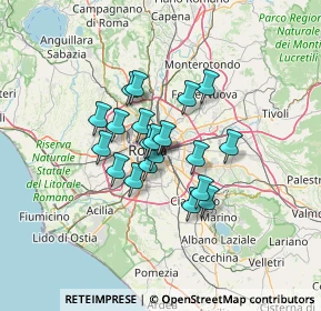 Mappa Via Casoria, 00182 Roma RM, Italia (9.6795)