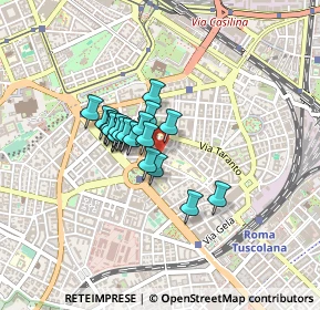 Mappa Via Casoria, 00182 Roma RM, Italia (0.29)