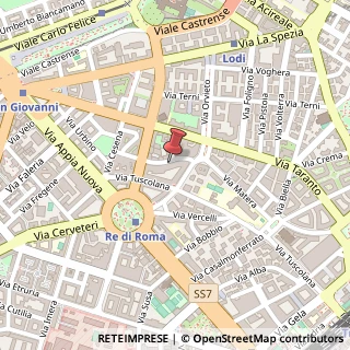 Mappa Via Casoria, 34, 00182 Roma, Roma (Lazio)