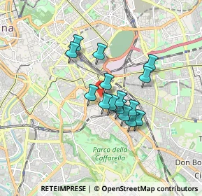 Mappa Via Casoria, 00182 Roma RM, Italia (1.32667)