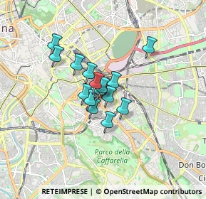 Mappa Via Casoria, 00182 Roma RM, Italia (1.055)