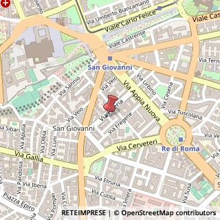 Mappa Via Faleria, 21, 00183 Roma, Roma (Lazio)