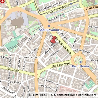 Mappa Via Faleria, 40, 00183 Roma, Roma (Lazio)