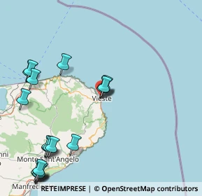 Mappa Via Giovanni XXIII, 71019 Vieste FG, Italia (23.82211)