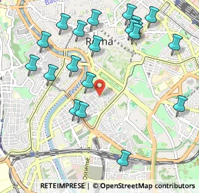 Mappa Via di Santa Prisca, 00153 Roma RM, Italia (1.2485)
