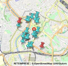 Mappa Via di Santa Prisca, 00153 Roma RM, Italia (0.7385)