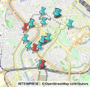 Mappa Via di Santa Prisca, 00153 Roma RM, Italia (0.9265)